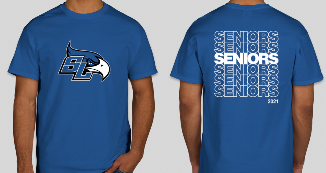 SEAHAWKS South Lakes SENIORS 2021 Blue Tee