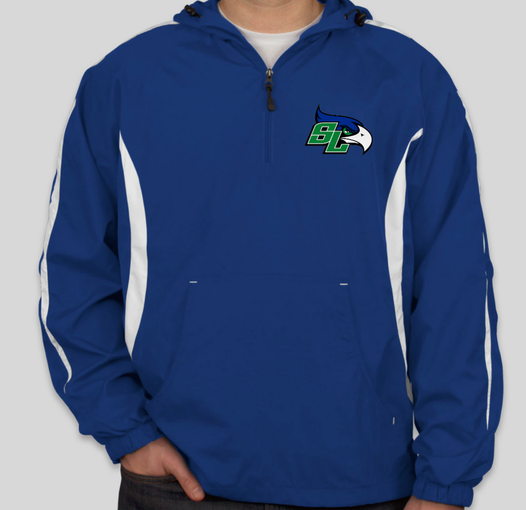 SEAHAWKS 1/2 Zip Pullover Hooded Anarak Windbreaker