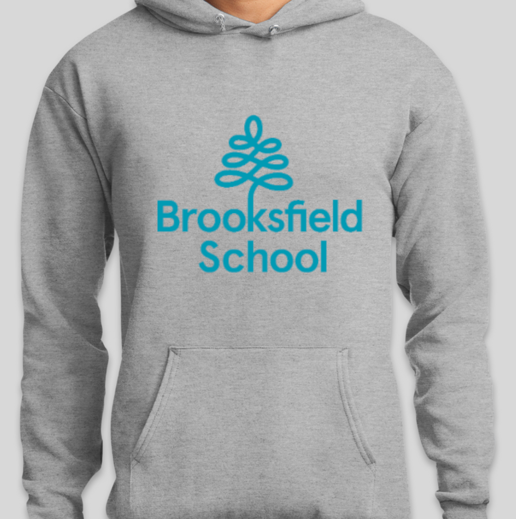 Brooksfield ADULT Hooded Pullover Sweatshirt 2019