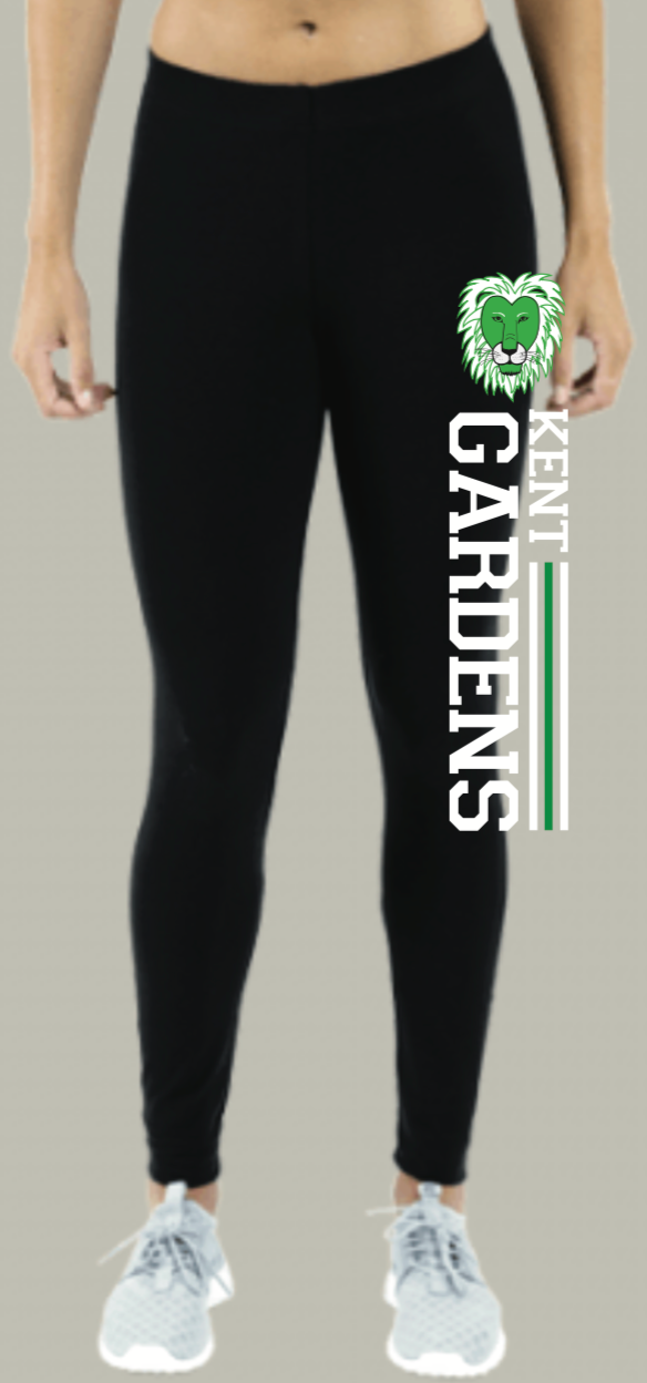 Kent Gardens LADIES Leggings - Black.