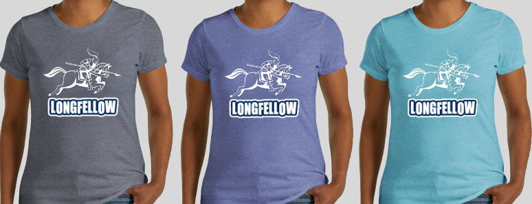 LONGFELLOW Short Sleeve Tri-Blend Tee - Ladies