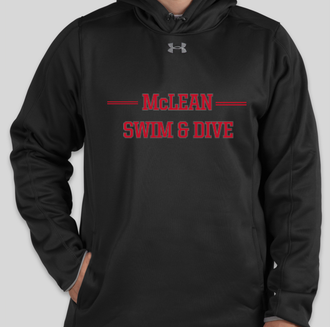 McLean HS Swim & Dive Custom Under Armour Performance Hooded Sweatshirt