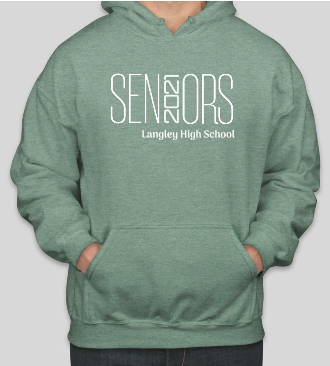 SENIORS 2021 Pullover Hooded Sweatshirt