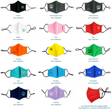 Item Custom #3 - CUSTOM PRINTED 3D, 3 Layer Face Mask w/Adjustable Ear Loops - 50 Unit MOQ.