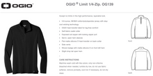 LHS CLASS OF 2025 1/4 Zip Performance Pullover