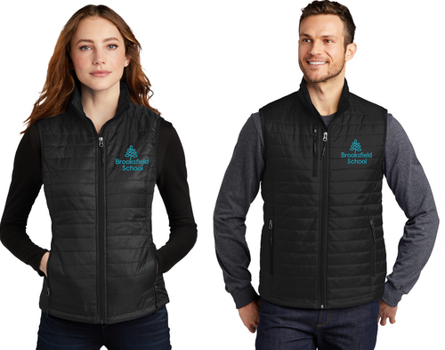 Brooksfield Packable Puffy Vest - Adult Ladies & Mens