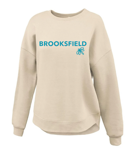 Brooksfield Custom Curved Bottom Crew Sweatshirt for LADIES
