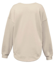 Brooksfield Custom Curved Bottom Crew Sweatshirt for LADIES