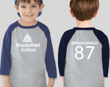 Brooksfield Custom 3/4 Sleeve Retro BaseBall Tee for Kids
