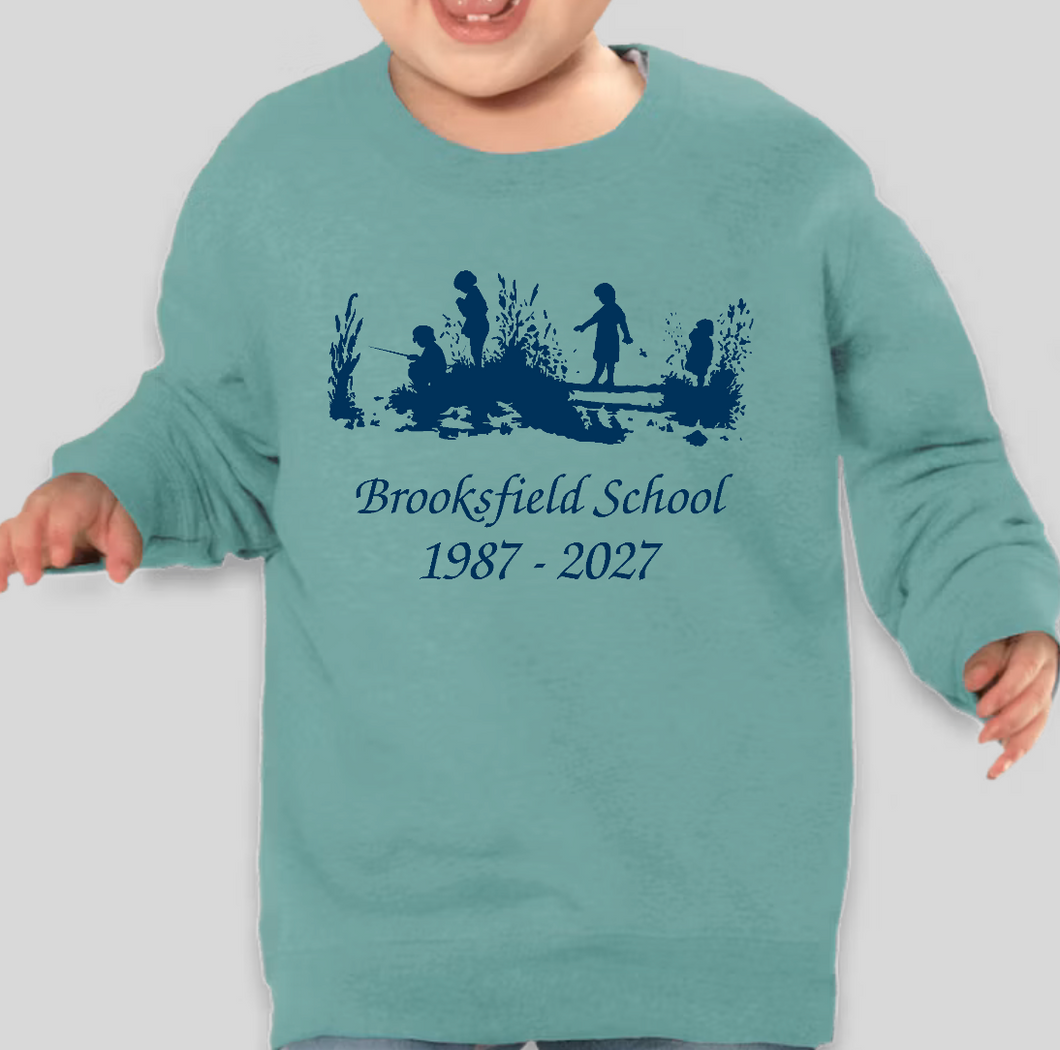 Brooksfield Custom Crewneck Sweatshirt for TODDLERS