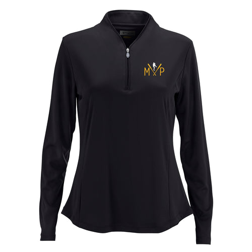 MVP Collection Greg Norman Brand Lightweight 1/4 Zip Pullover - Ladies