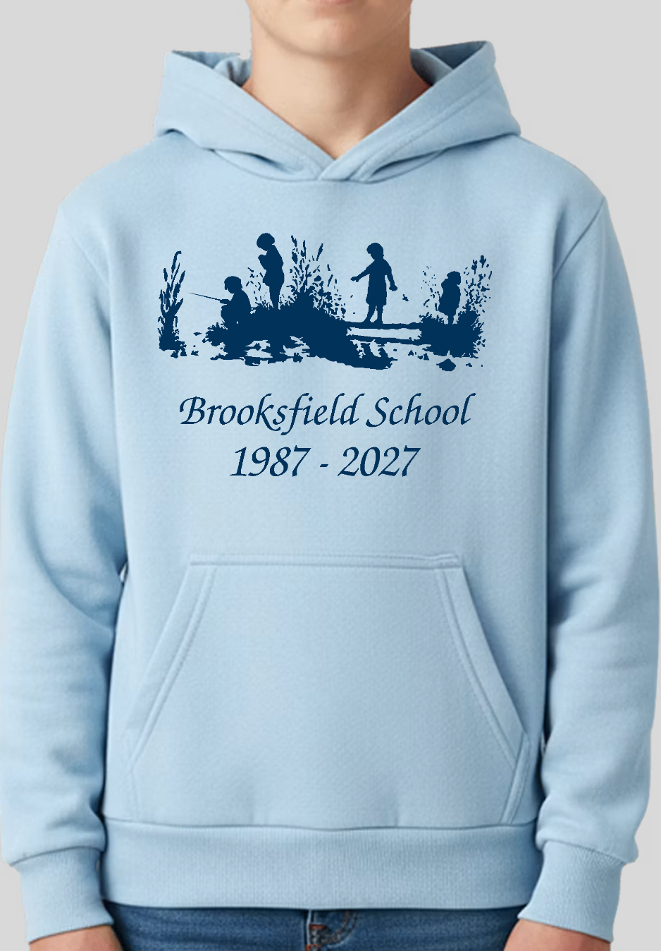 Brooksfield Custom Hooded Sweatshirt for YOUTH