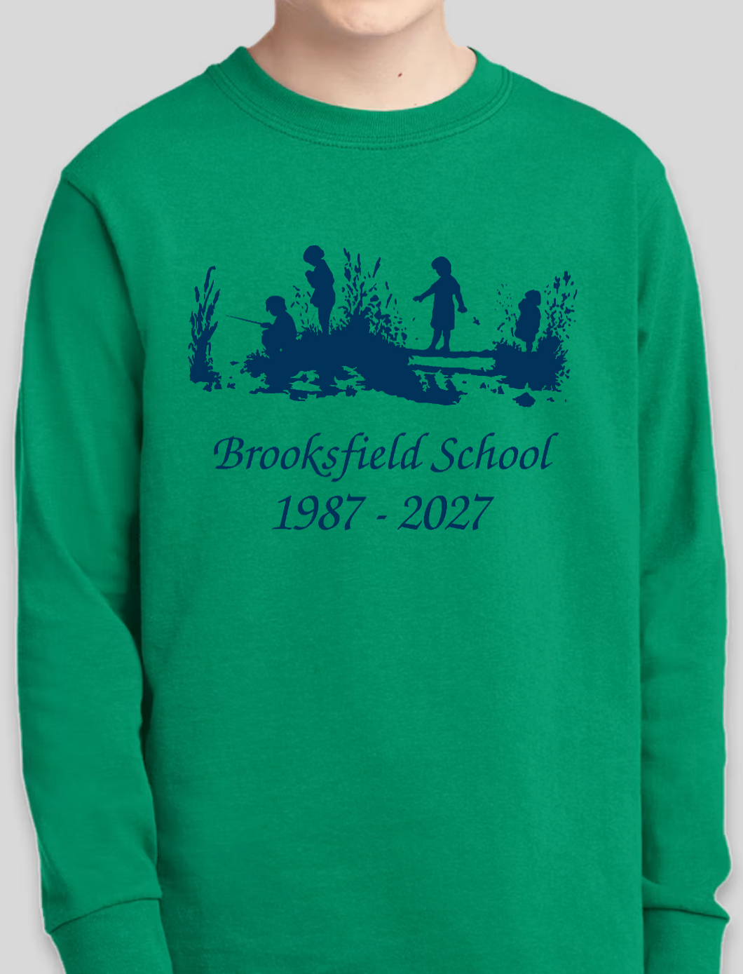 Brooksfield Custom Long Sleeve Tee for Kids - YOUTH