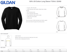 Brooksfield Long Sleeve ADULT Tee - Navy blue