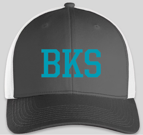Brooksfield School Snapback Trucker Cap - Charcoal / White