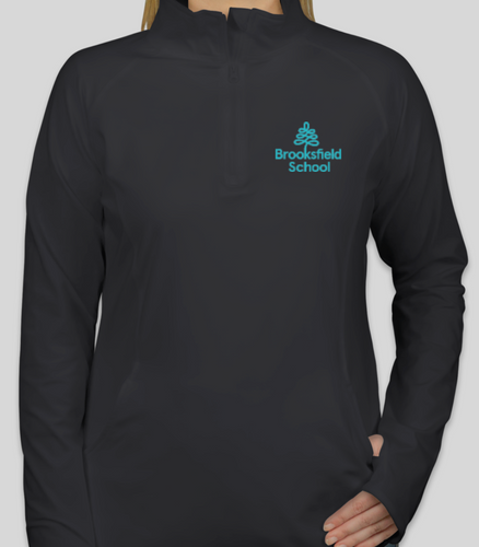 Brooksfield LADIES 1/2 Zip Performance Pullover 2019
