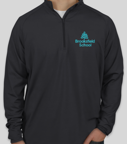 Brooksfield MEN'S 1/2 Zip Performance Pullover 2019