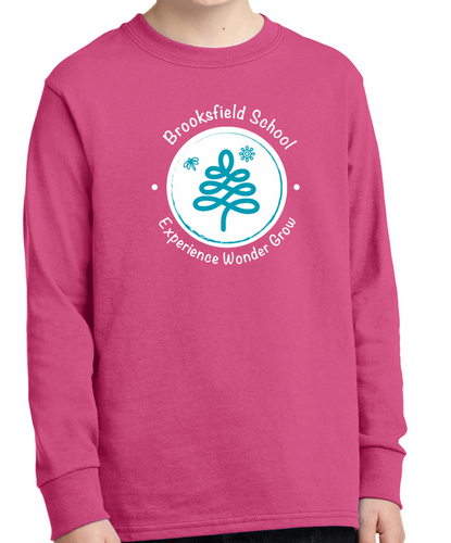 Brooksfield Long Sleeve YOUTH Tee 2019 (Sangria).