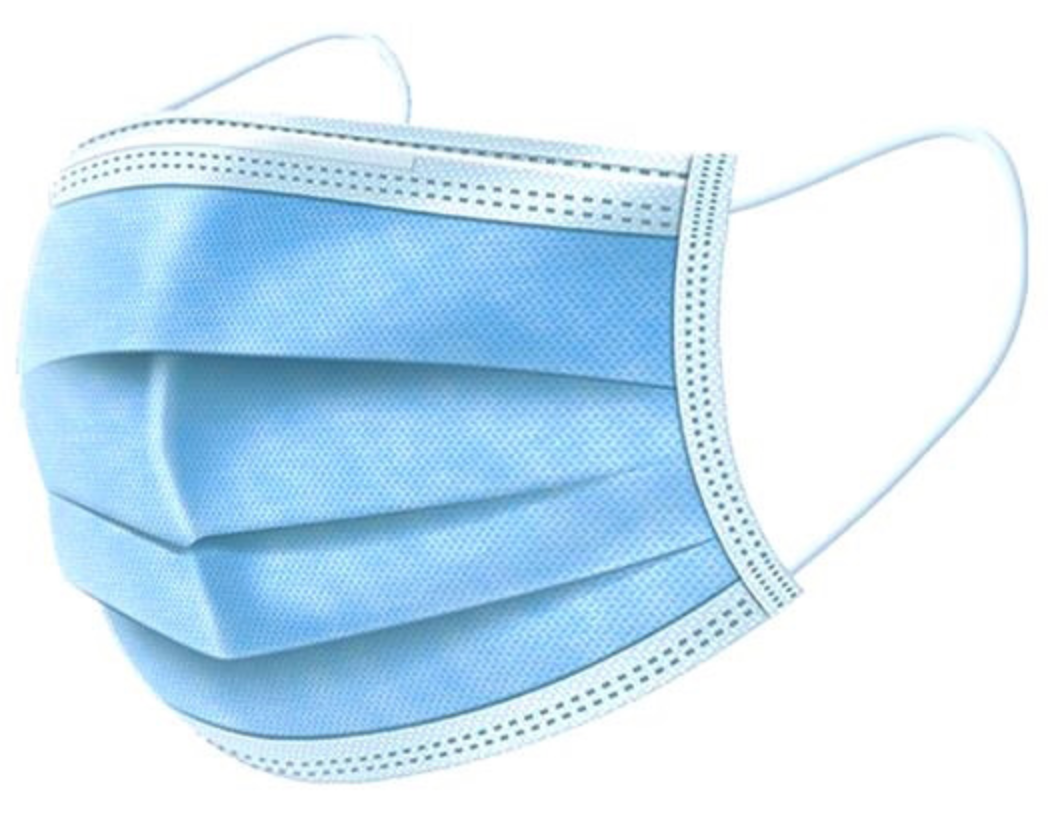Item #8:  3 Layer Medical Face Mask with Polypropylene Inner Layer.  FDA Approved. BULK Package of 2000 masks.