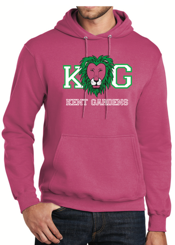 Kent Gardens ADULT Hooded Pullover Sweatshirt - Sangria