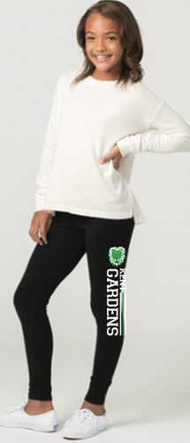 Kent Gardens GIRLS Leggings - Black.
