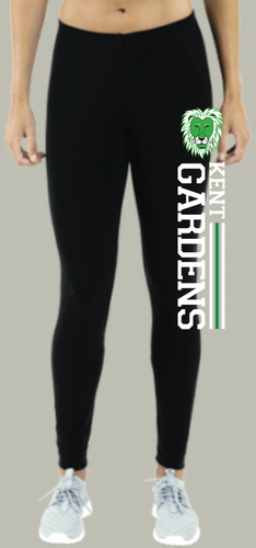 Kent Gardens LADIES Leggings - Black.