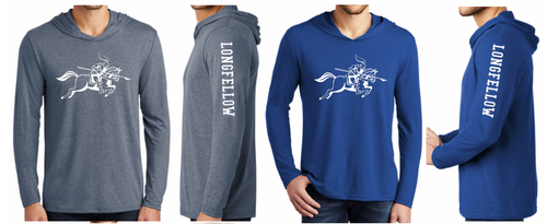 LONGFELLOW Long Sleeve Hooded Tri-Blend Tee - Men's