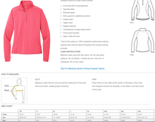 Brooksfield LADIES 1/2 Zip Performance Pullover - White