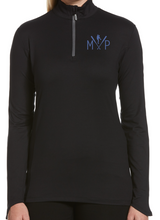 MVP Lightweight Ladies 1/4 Zip Pullover by Callaway.  Black Color.