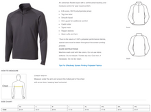 Brooksfield MEN'S 1/2 Zip Performance Pullover - White