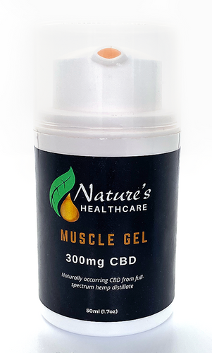 NATURE'S HEALTHCARE - 300mg CBD Muscle Relief Gel.