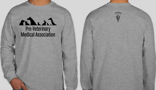 PVMA CLUB CUSTOM LONG SLEEVE T-SHIRT - Sports Grey