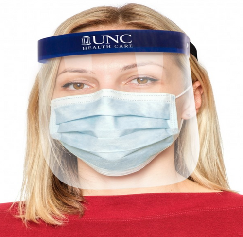 Item #7:  FACE SHIELD - Plastic Face Shield - Domestic Stock - 100 unit MOQ.