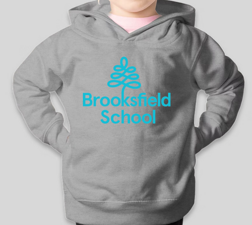 Brooksfield Pullover Hooded Sweatshirt for TODDLER - Heather Grey