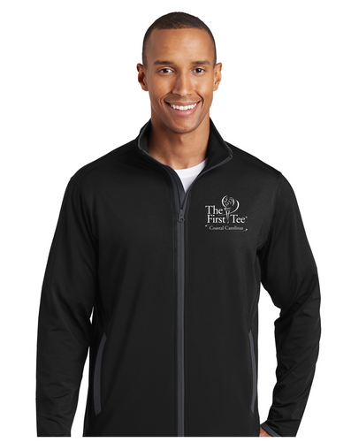 TFT Coastal Carolinas Custom Performance Full Zip Jacket - MEN'S - BLACK/GREY