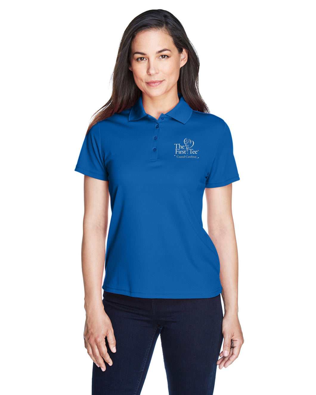 TFT Coastal Carolinas Custom Performance Golf Shirt - LADIES - ROYAL BLUE